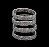 14KT White Gold 1.07 ctw Diamond Ring