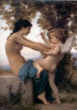 William Bouguereau - A Young Girl Defending Herself Against Eros