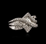 10KT White Gold 0.70 ctw Diamond Ring