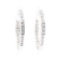 0.40 ctw Diamond Earrings - 14KT White Gold