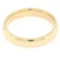 Classic 14k Yellow Gold ArtCarved 4.2mm Comfort Plain Polished Wedding Band Ring