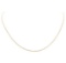Twenty Inch Tri-color Rope Chain - 14KT Yellow, Rose, and White Gold