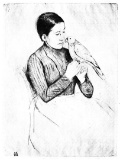 Mary Cassatt - The Parrot