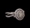 14KT White Gold 1.20 ctw Diamond Ring