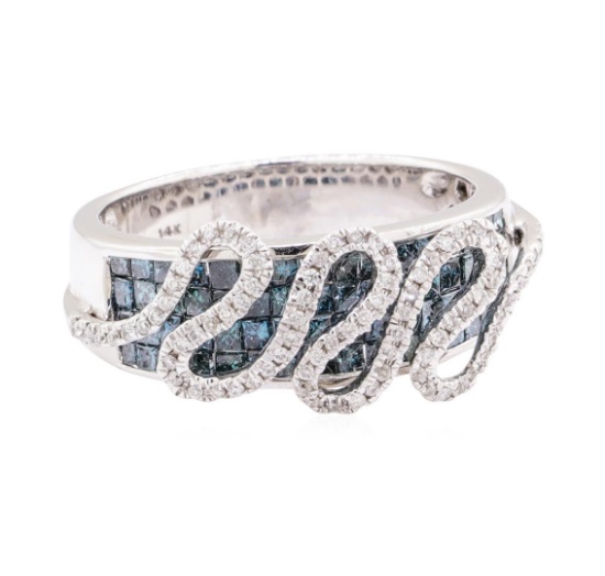 1.53 ctw Diamond Ring - 14KT White Gold