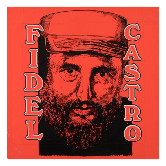 Fidel Castro by Steve Kaufman (1960-2010)