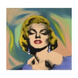 Marilyn With Earring by Steve Kaufman (1960-2010)