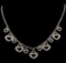 2.00 ctw Diamond Necklace - 18KT White Gold