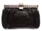 MCM Black Swarovski Leather Small Clutch