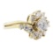 1.15 ctw Diamond Ring - 14KT Yellow Gold