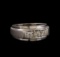 14KT White Gold 0.47 ctw Diamond Ring