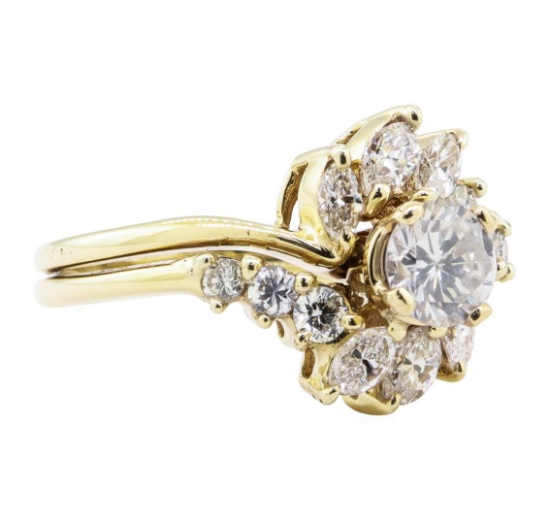 1.15 ctw Diamond Ring - 14KT Yellow Gold