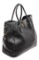 Prada Black Leather Two-Way Large Shoulder Bag