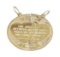 Mizpah Coin Pendant - 14KT Yellow Gold