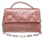 Miu Miu Pink Leather Small Crossbody Handbag