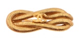 Chanel Vintage Gold-Tone Reef Rope Knot Brooch Pin