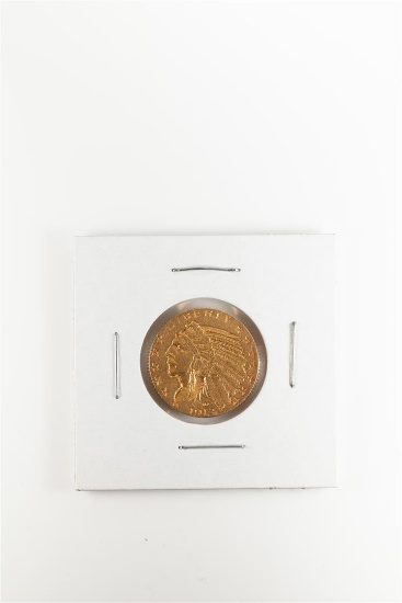 1913-S $5 Indian Head Half Eagle Gold Coin