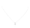 1.18 ctw Diamond Pendant And Chain - 14KT White Gold
