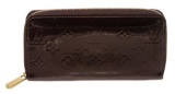 Louis Vuitton Amarante Vernis Monogram Zippy Wallet