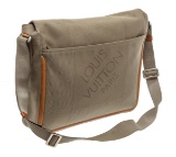 Louis Vuitton Brown Damier Geant Canvas Leather Messenger Bag