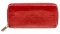 Louis Vuitton Red Vernis Monogram Zippy Wallet