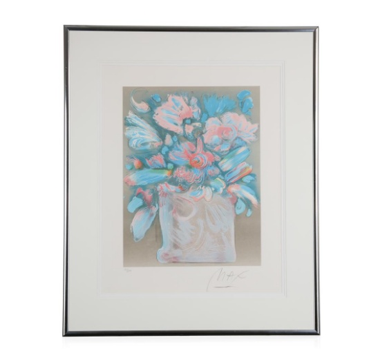 "Flowers In Vase" by Peter Max