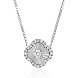 18k Gold 0.13CTW Diamond Necklace, (SI2/H)