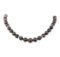 0.38 ctw Diamond and Tahitian Pearl Necklace