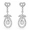 18k White Gold 0.78CTW Diamond Earrings, (SI3-I1/H-I)