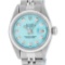 Rolex Ladies Stainless Steel Ice Blue Diamond 26MM Datejust Wristwatch