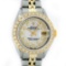 Rolex Ladies 2 Tone 14K MOP String Diamond Datejust Wristwatch
