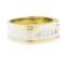 0.45 ctw Diamond Band - 14KT Yellow And White Gold