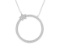 14K White Gold 0.20CTW Diamond Necklace, (I2-I3/G-I)