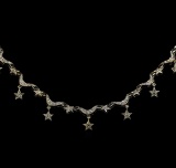 1.22 ctw Diamond Necklace - 14KT White Gold