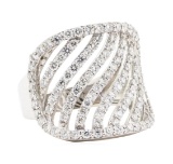 2.21 ctw Diamond Ring - 14KT White Gold