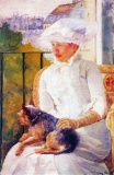 Mary Cassatt - Lady With Dog