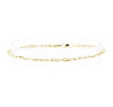 Custom Rope Chain Bracelet - 14KT Yellow Gold