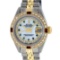 Rolex Ladies 2 Tone 14K MOP Sapphire & Ruby  Datejust Wriswatch