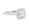 1.40 ctw Diamond Ring - 14KT White Gold