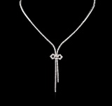 2.85 ctw Diamond Necklace - 14KT White Gold