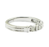 0.15 ctw Diamond Ring - 10KT White Gold