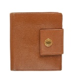 Bvlgari Brown Leather Bifold Wallet