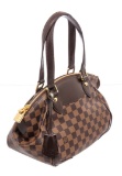 Louis Vuitton Damier Ebene Canvas Leather Verona PM Bag