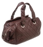 Chanel Brown Soft Caviar Leather Shoulder Bag