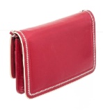 Chanel Red Leather Wallet On Chain WOC