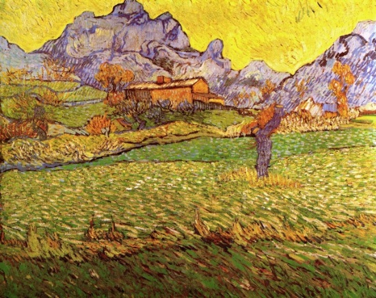 Van Gogh - A Meadow In The Mountains Le Mas De Saint-Paul