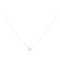 0.08 ctw Diamond Circle Necklace - 14KT White Gold