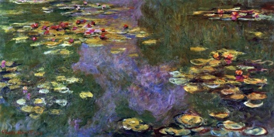 Claude Monet - Water Lily Pond, Giverny