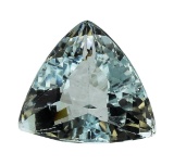 3.66 ct.Natural Trilliant Cut Aquamarine