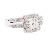 0.87 ctw Diamond Ring - 14KT White Gold